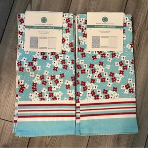 NWT Martha Stewart 100% Cotton Kitchen Towels